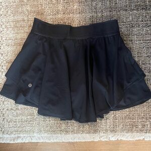 Lululemon Athletica Black Skater Mini Skirt